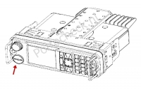 Motorola deksel microfooningang 1515048C01